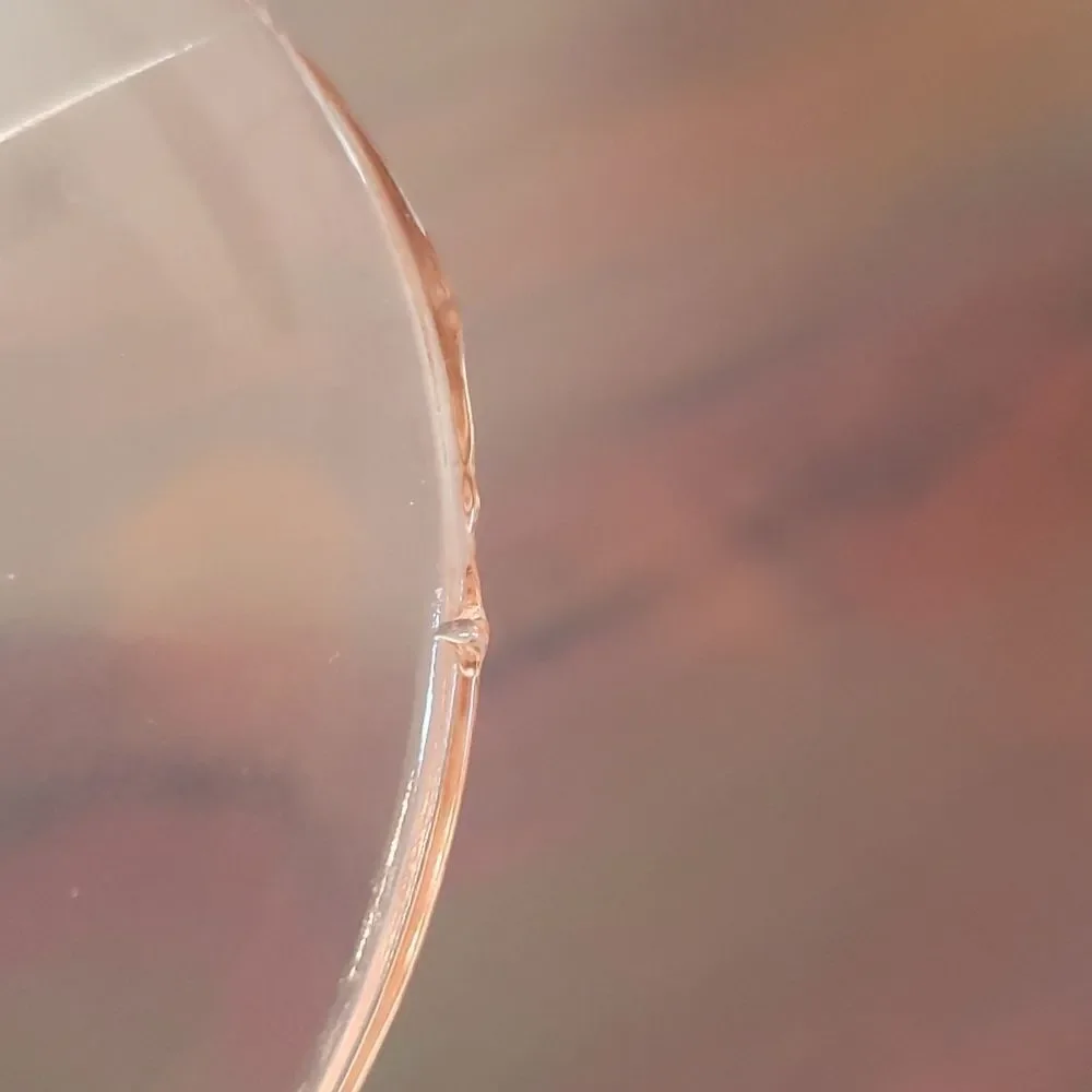 Gorgeous Vintage Blush Pink Heavy Depression Glass Water Goblet